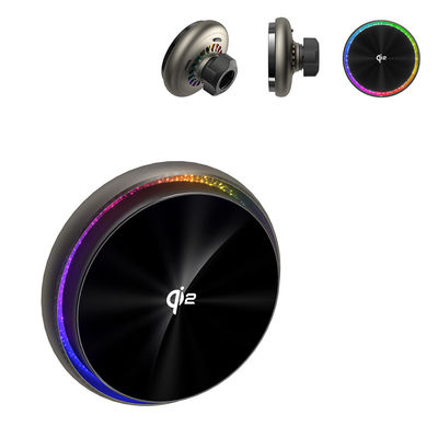 kaufen Qi2 drahtloses Ladegerät Sternenhimmel Beleuchtung Effekt Magnetische Auto drahtlose Ladeklammer eingebaute leise Kühlventilator online manufacture