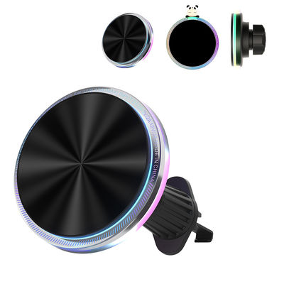 kaufen Original Design Magnetic Car Phone Holder mit Umgebungslicht und anpassbaren RGB-Leuchten für ein einzigartiges Aussehen online manufacture