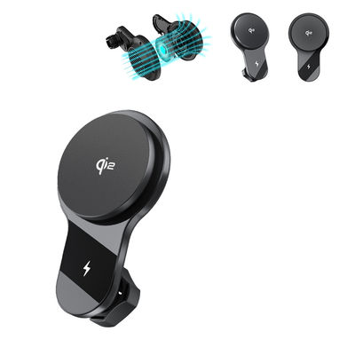 kaufen QI2-zertifizierte drahtlose Ladestation mit magnetischer Saugkraft und ultrafeinem Design für den Automobil- und Einhandbetrieb online manufacture