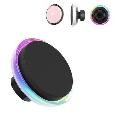 kaufen Anpassbare Gehäusefarbe und Logo Auto Wireless-Ladestation mit Lüfter und magnetischer Saugfunktion online manufacture