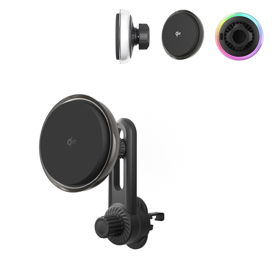 kaufen Kristalltextur Magnetische Autophone Halterung mit Frosted Linsen und Kühlventilator für traumhafte und personalisierte Ästhetik online manufacture