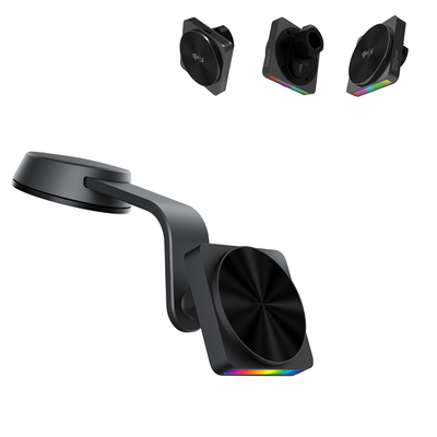 kaufen Drahtloser Autophone-Halter mit 9-Farben-Umgebungslicht und Qi-Ladung online manufacture