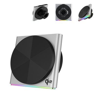 kaufen Hochwertige Metall-Magnet-Autohalterung mit 9-Farben-RGB-Lichteffekt, ultradünnes Design, Einhandbedienung, Schnellladung online manufacture