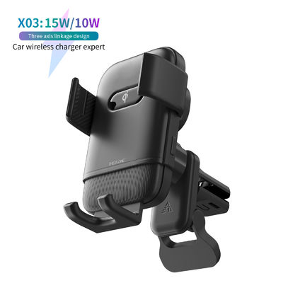 kaufen 15W Fast Charge Wireless Car Charger with Type-C Connection and 12-24V Voltage for iPhone 12 13 online manufacture