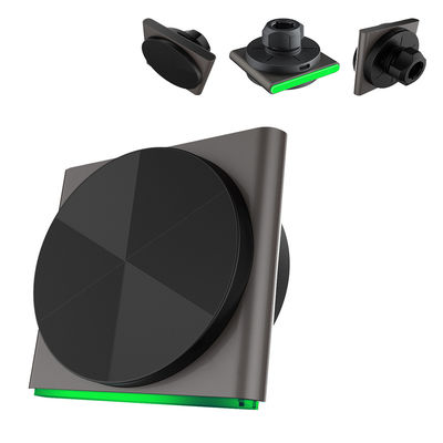 Umgebung Iphone Magnetic Car Mount 15w Wireless Charger Ultra-Dünn Design Schnell aufladen Dynamische Musik Rhythmus Kühle Innenausstattung