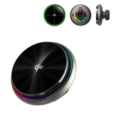Starry Sky Magnetic Car Wireless Charging Holder eingebauter Kühlventilator Schnelle Wärmeverteilung Mehrere Lichtanpassungen