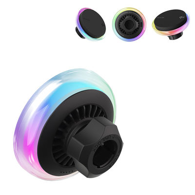 Silent Cooling Fan Iphone Car Charger mit Kristalltextur und mehreren Beleuchtungsmodi