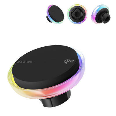 Crystal Textur Wireless Car Charger mit Frosted Lens und Blower Design für einzigartige Konstruktion und starke magnetische Saugkraft
