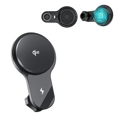 Wireless Charging Autophone-Halter Ultra-dünner Lüfter Kühlung Schnelllade Autophone-Halter mit starker magnetischer Stabilität